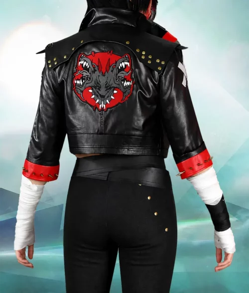 Arcane Season 2 Vi Studded Leather Jacket - Back