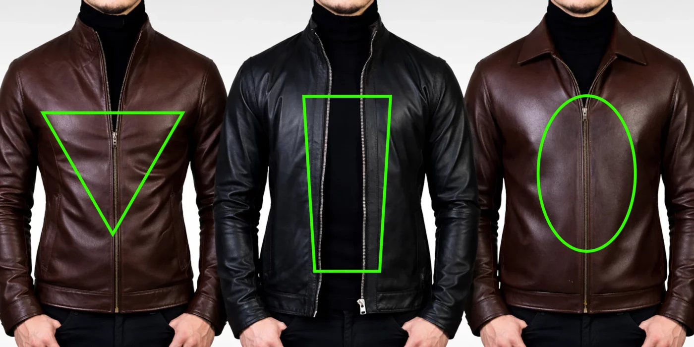 leather jacket for body type