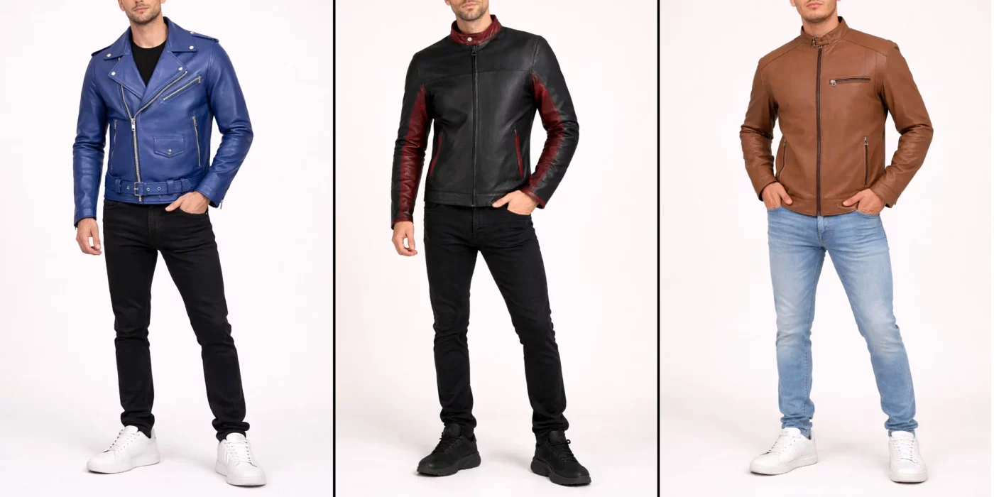 how to wear a biker jacket men
