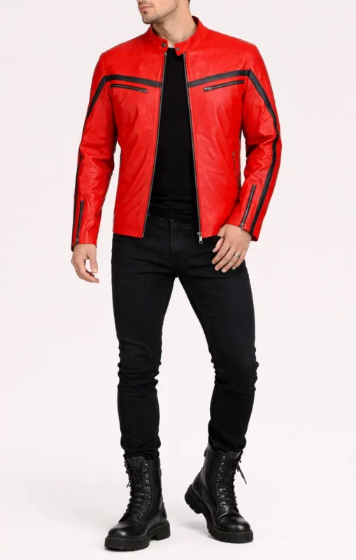 how to wear a biker jacket men