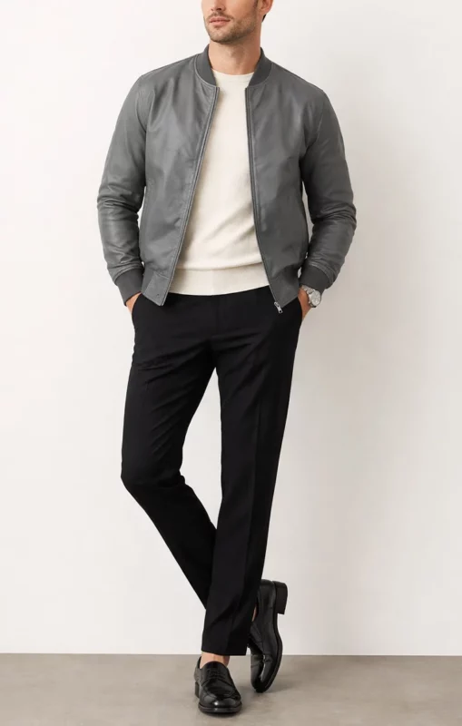 what to wear with a bomber jacket men