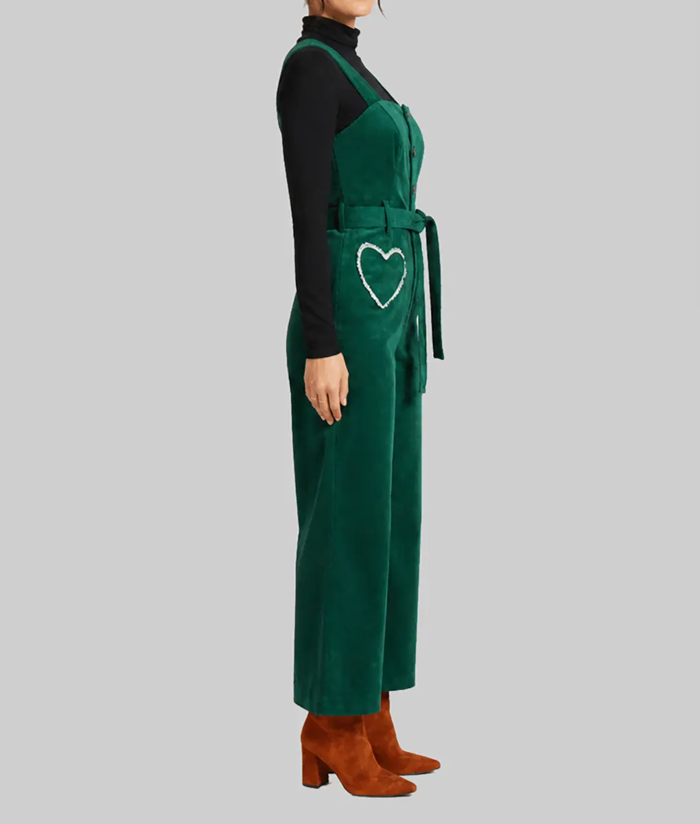 Girl Meets Farm S15 Molly Yeh Heart Pocket Jumpsuit - Side