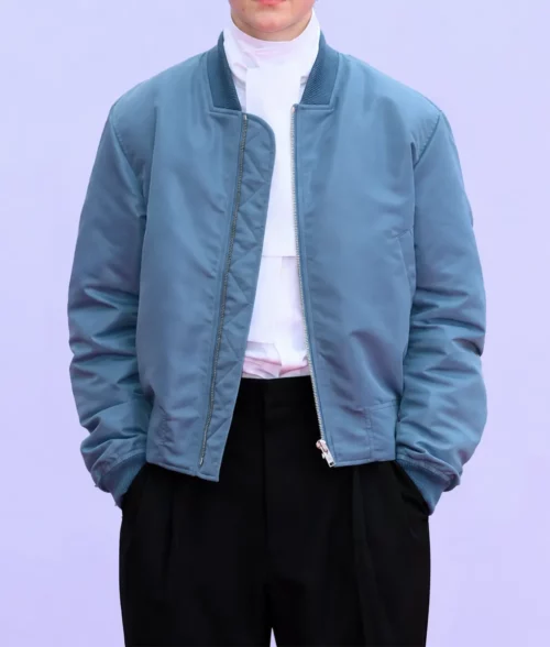 Owen Cooper Satin Bomber Jacket - Front