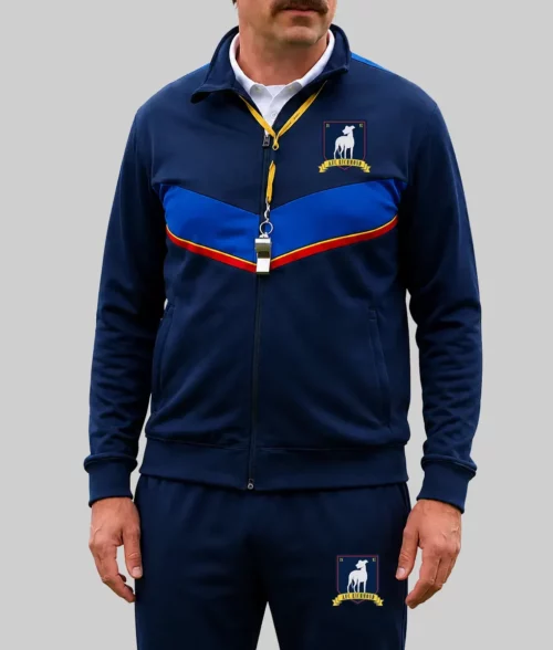 Ted Lasso S04 Jason Sudeikis Blue Tracksuit - Jacket