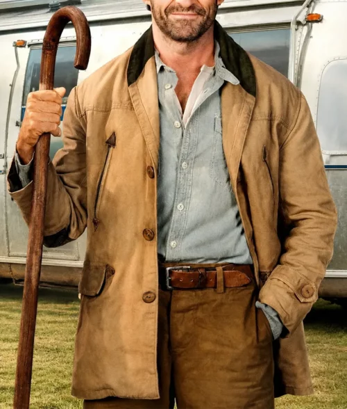 The Sheep Detectives Hugh Jackman Cotton Jacket - Front
