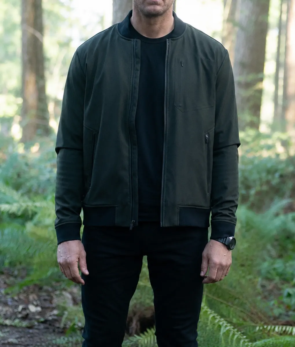 Tracker S03 Justin Hartley Bomber Jacket - Front View