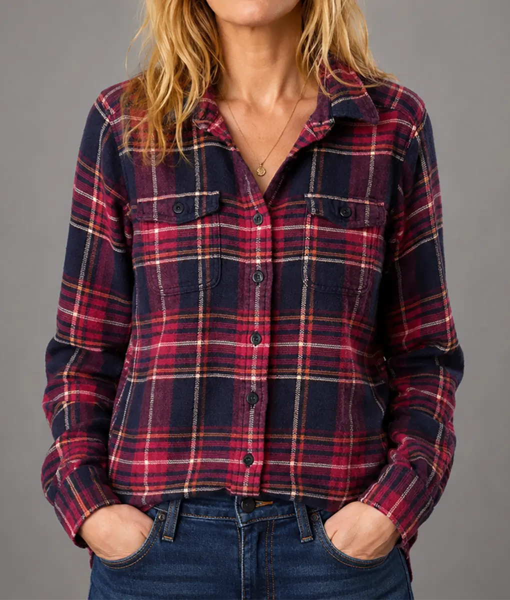 Kelly Reilly Flannel Shirt - Image 4