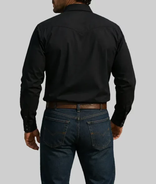 Dutton Ranch Rip Wheeler Black Shirt - Back