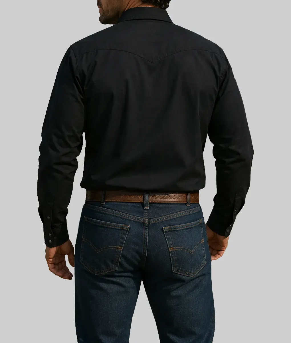 Dutton Ranch Rip Wheeler Black Shirt - Back