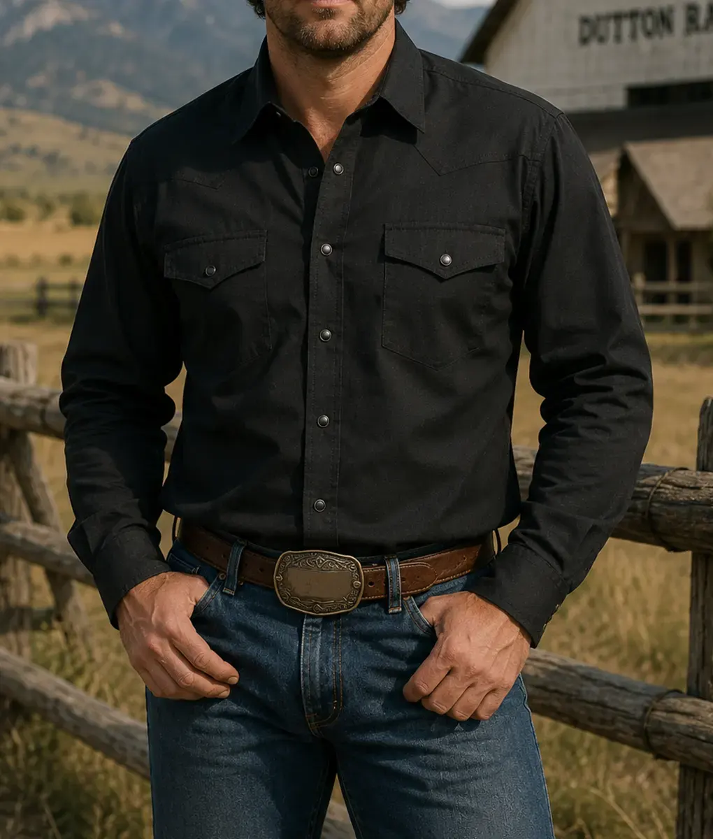 Cole Hauser Black Shirt - Image 4