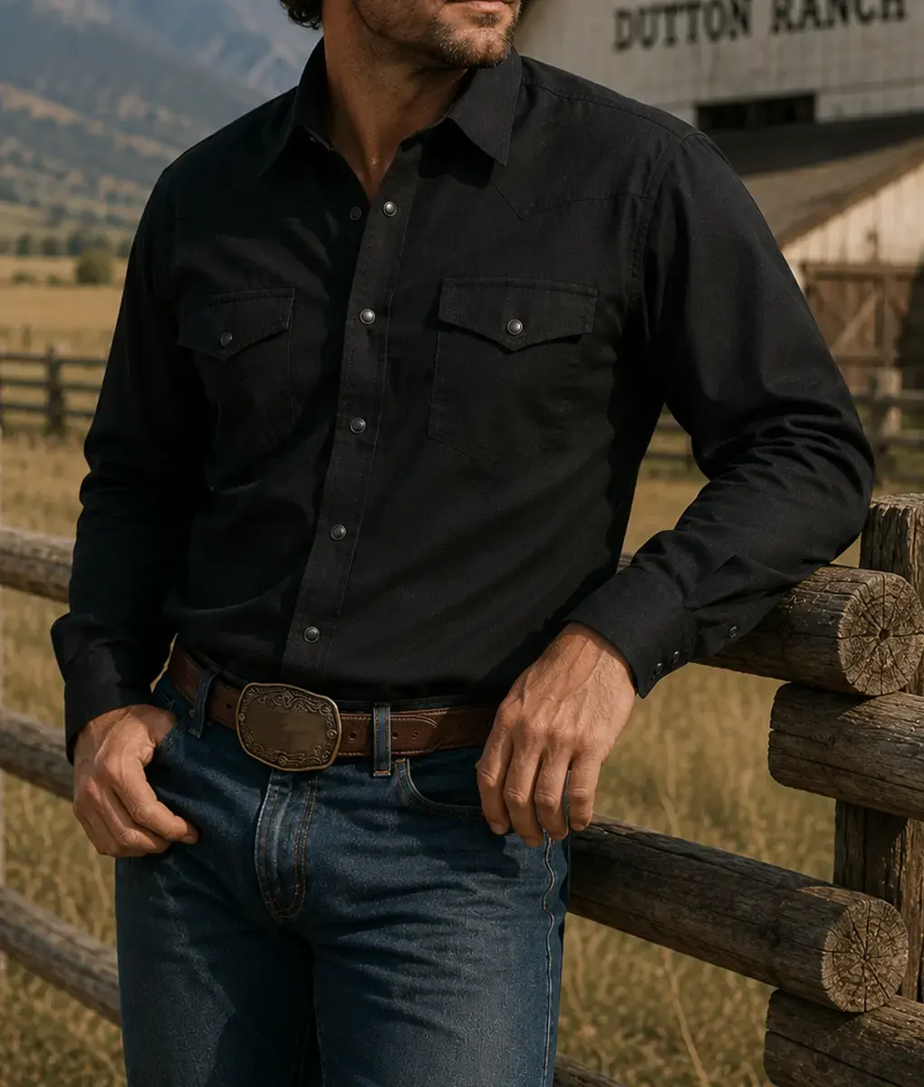 Cole Hauser Black Shirt - Image 3