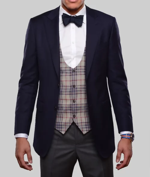 Kevin Knox Navy Blue Blazer - Front