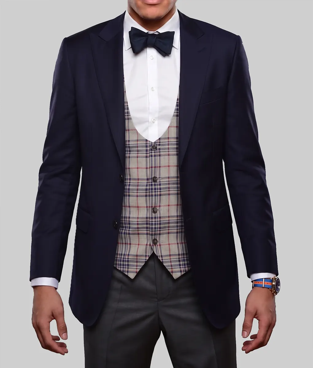 Kevin Knox Navy Blue Blazer - Front