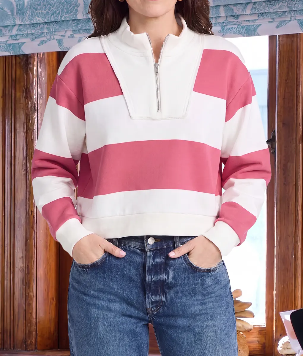 The Four Seasons S02 Tina Fey Half Zip Sweatshirt - Front 2