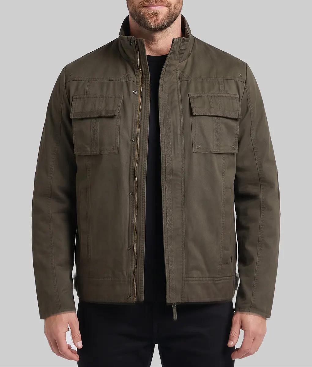 Uncharted 4 Nolan North Cotton Jacket - Front Open