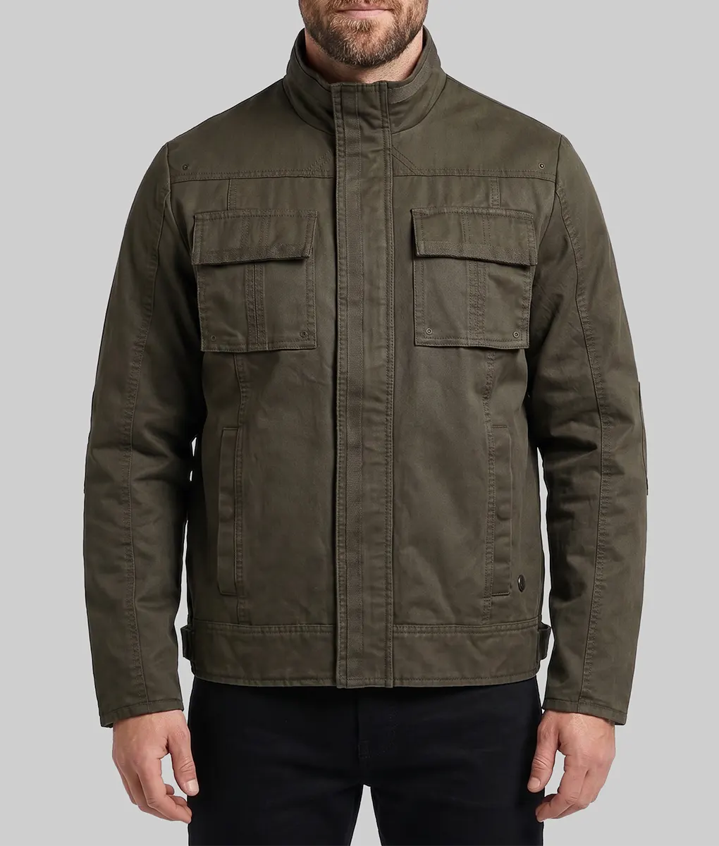Uncharted 4 Nolan North Cotton Jacket - Front