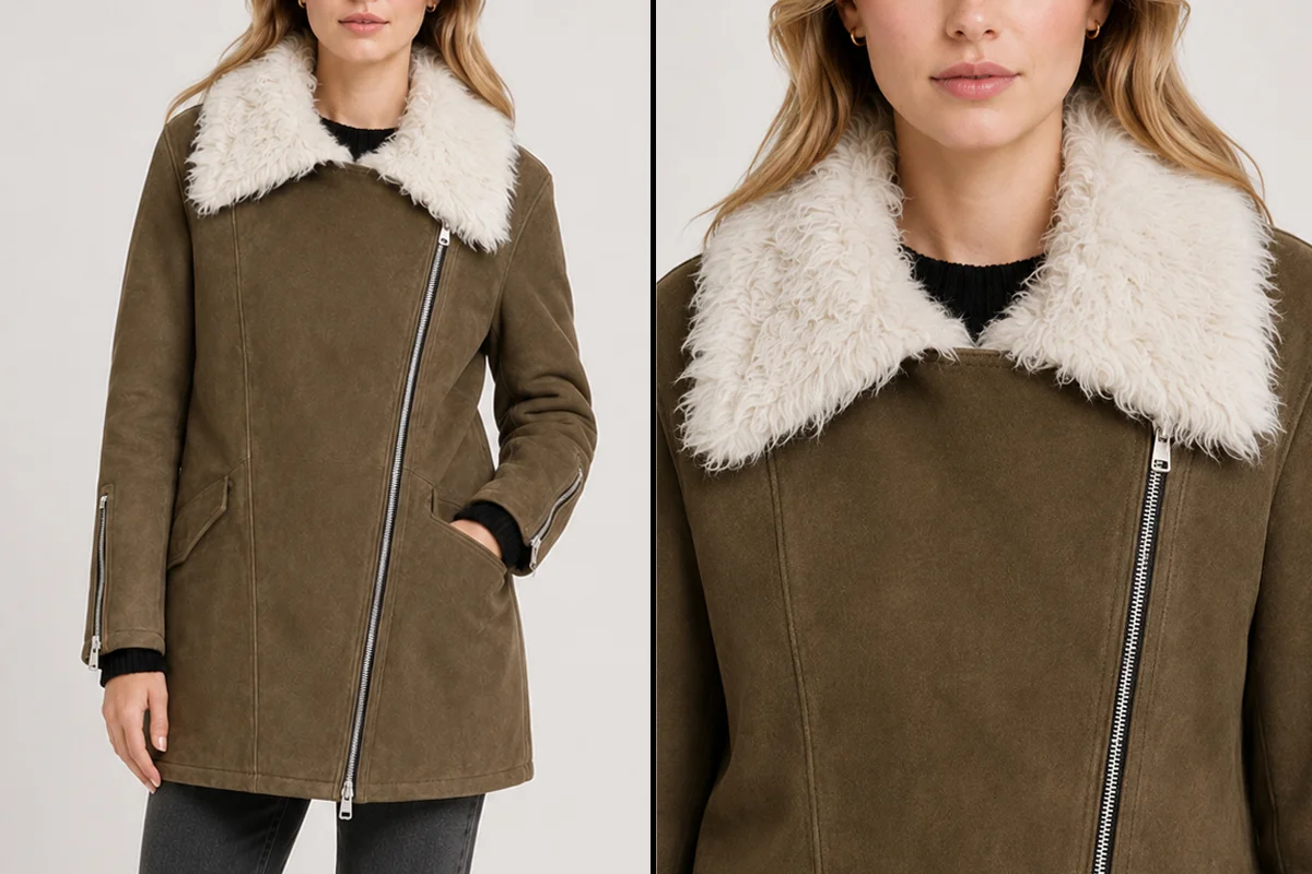 best shearling jacket for winter