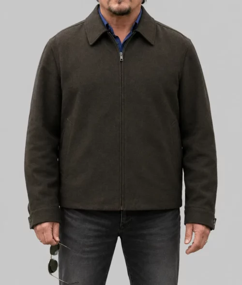 Anna Pigeon Kim Coates Brown Jacket - Front