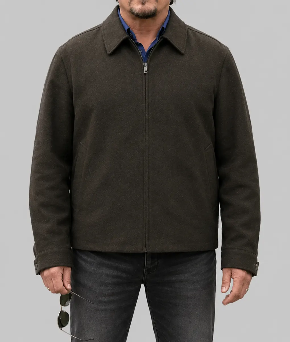 Anna Pigeon Kim Coates Brown Jacket - Front