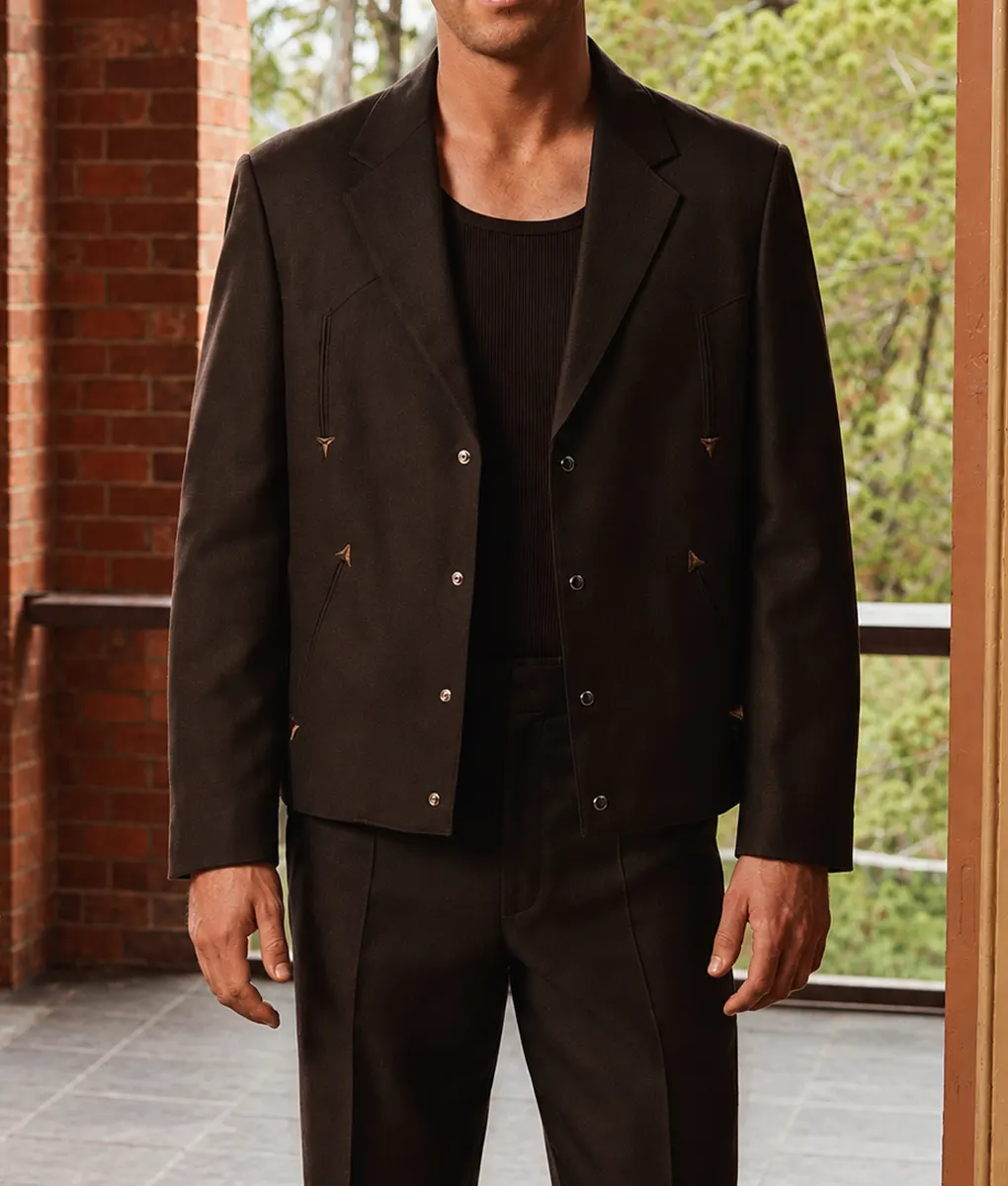 Dancing with the Stars The Next Pro Robert Irwin Blazer - Brown Front
