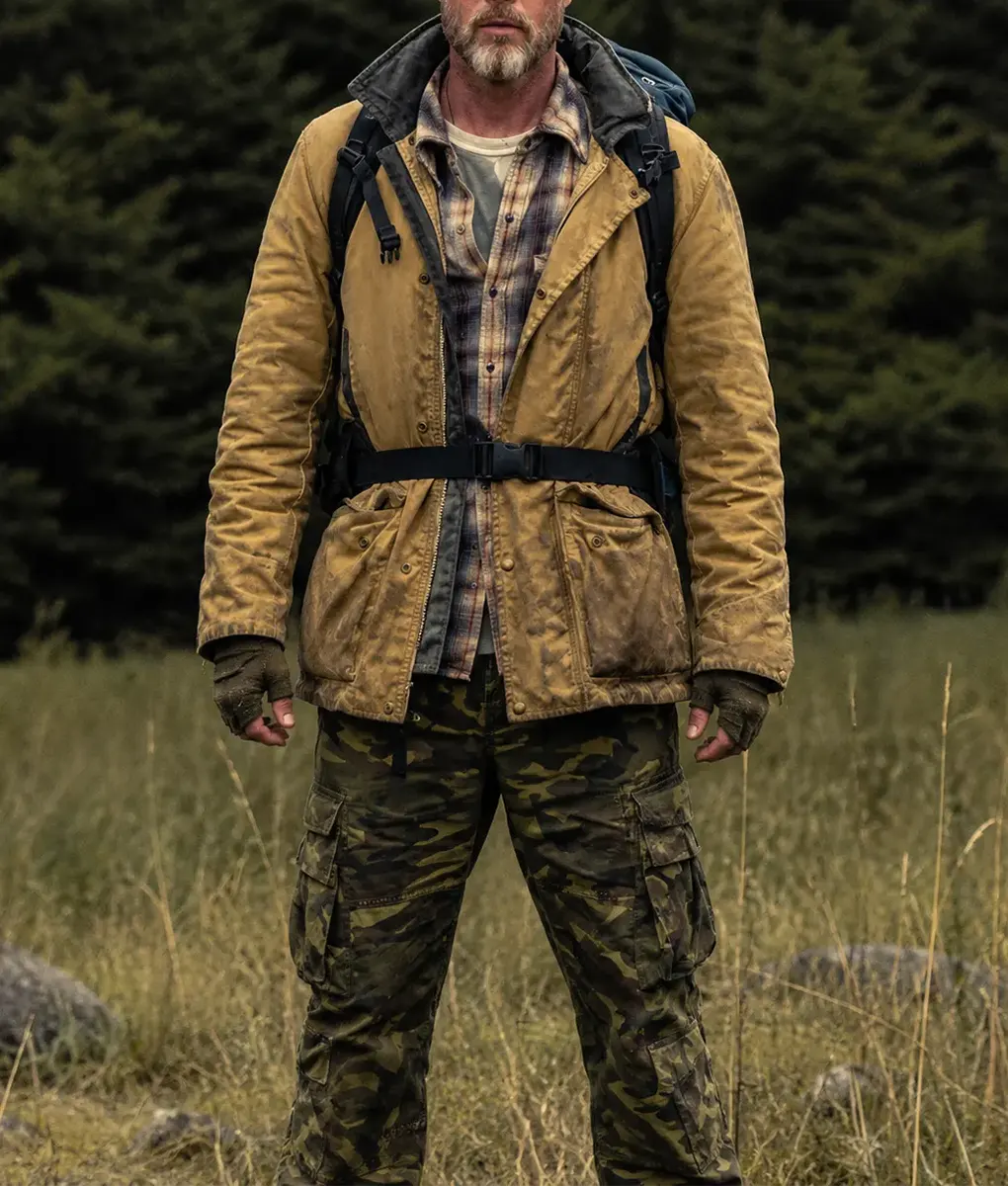 Heart of the Beast Brad Pitt Cotton Jacket - Front