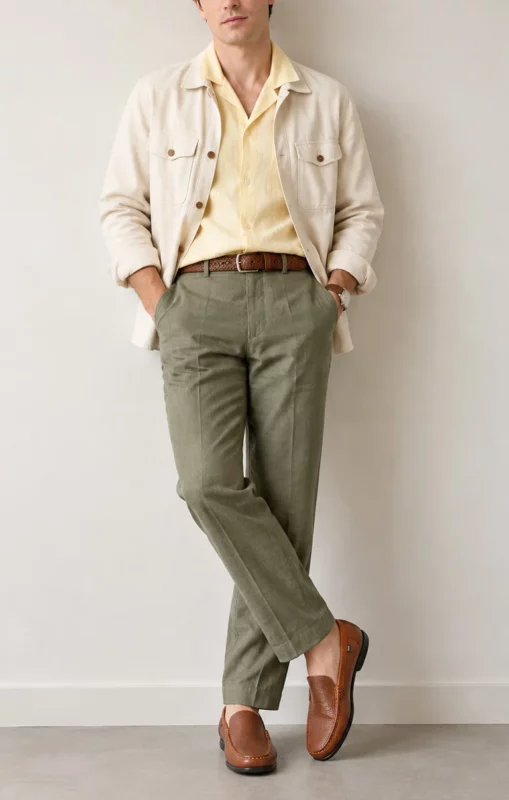 how to style leather loafers