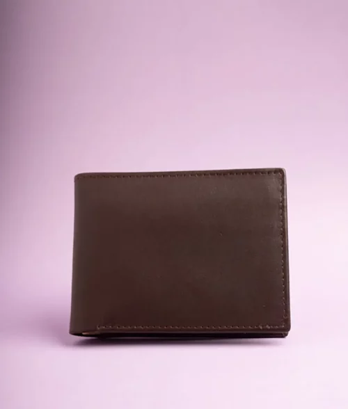Men&rsquo;s Brown And Beige Card Holder Wallet