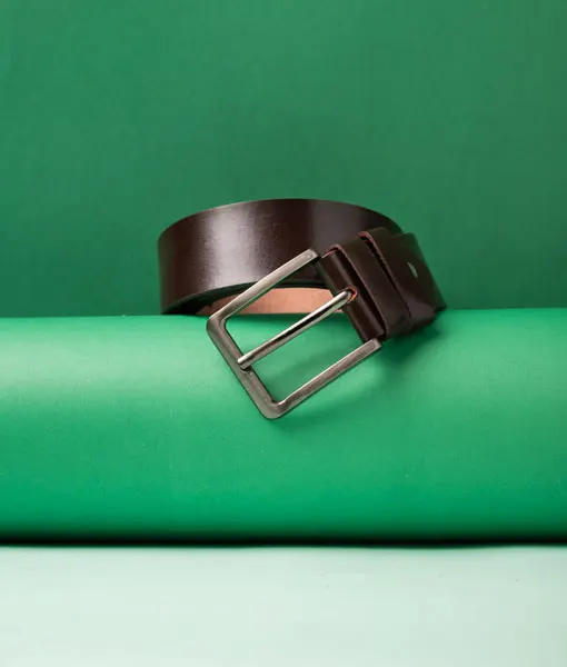 Men&rsquo;s Chocolate Brown Leather Belt