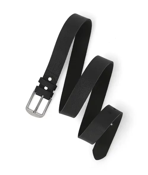 Men&rsquo;s Classic Black Leather Belt (1)