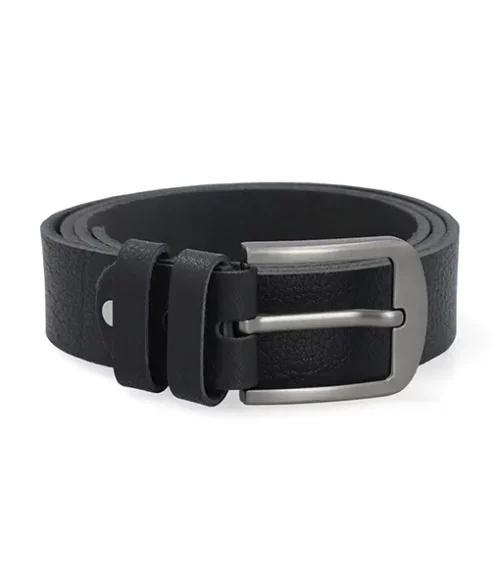 Men&rsquo;s Classic Black Leather Belt