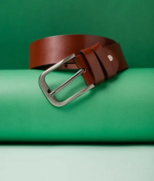 Men&rsquo;s Classic Brown Formal Leather Belt