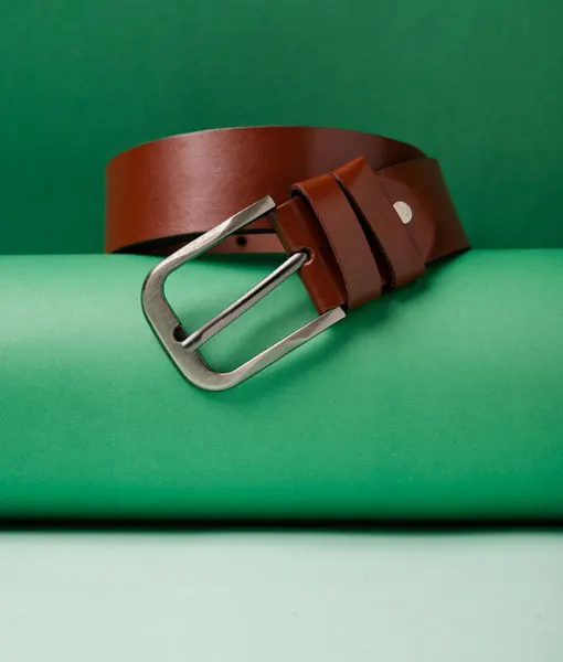Men&rsquo;s Classic Brown Formal Leather Belt