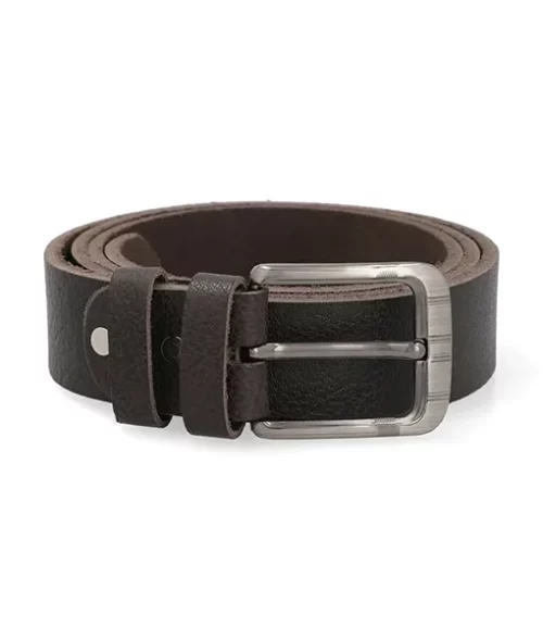 Men&rsquo;s Dark Brown Leather Belt