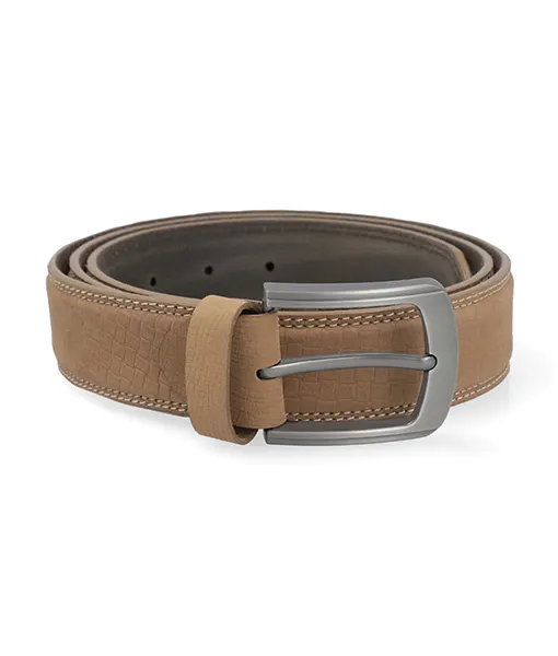 Men&rsquo;s Light Brown Leather Belt