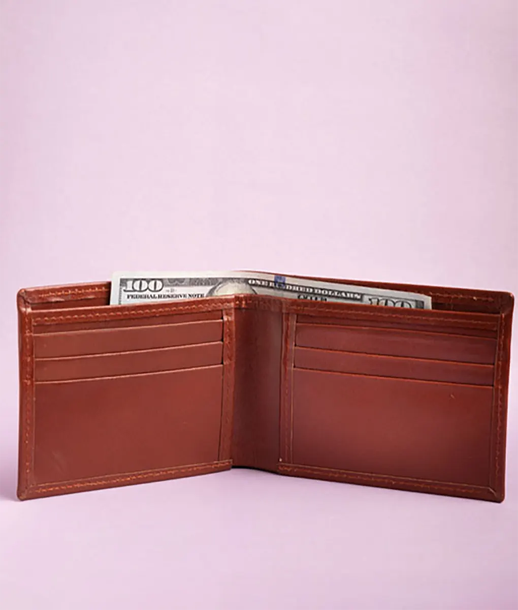 Men&rsquo;s Light Brown Slim Fit Wallet (1)