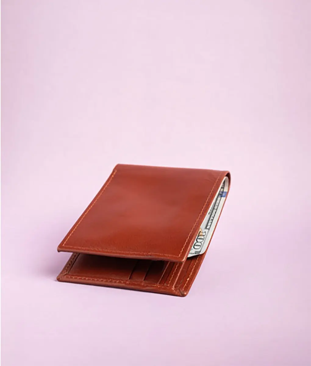 Men&rsquo;s Light Brown Slim Fit Wallet (2)
