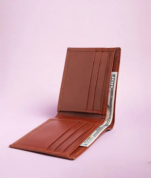 Men&rsquo;s Light Brown Slim Fit Wallet (3)