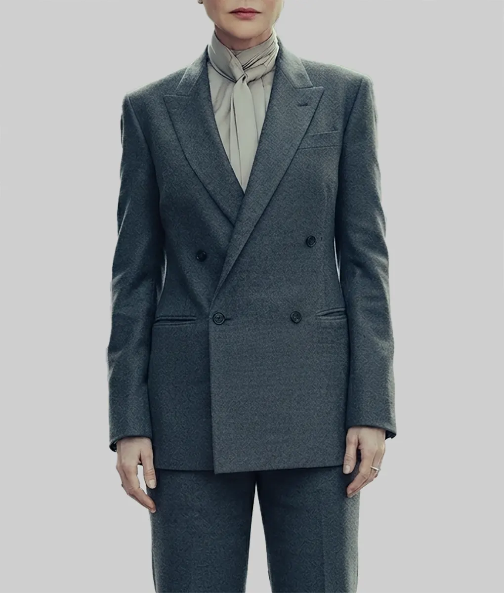 Special Ops Lioness Nicole Kidman Grey Blazer - Front