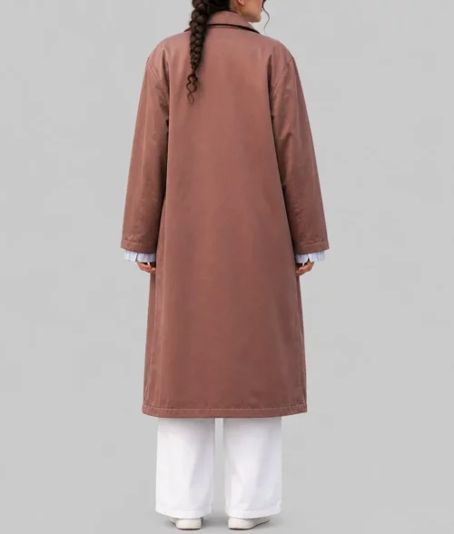Sterling Point Ella Rubin Brown Coat - Back
