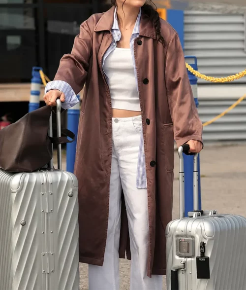 Sterling Point Ella Rubin Brown Coat - Front View