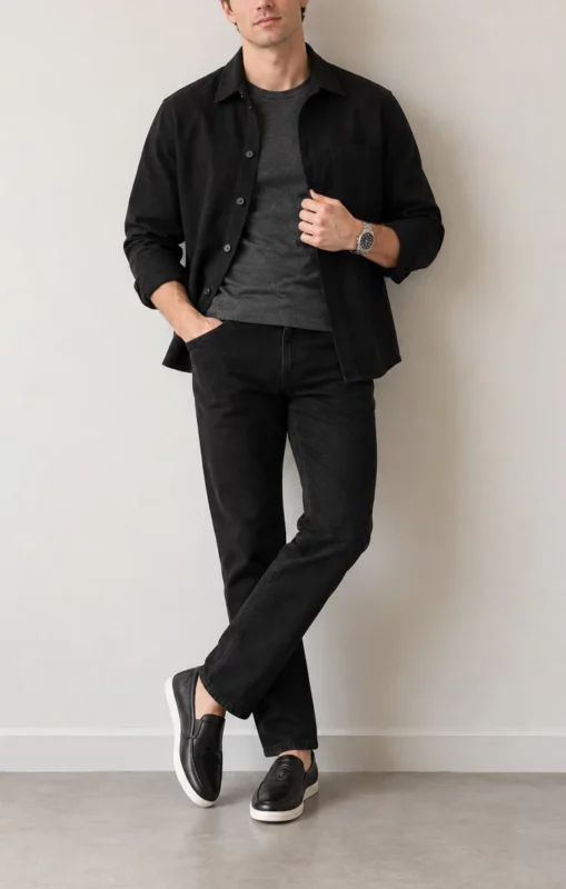 how to style leather loafers