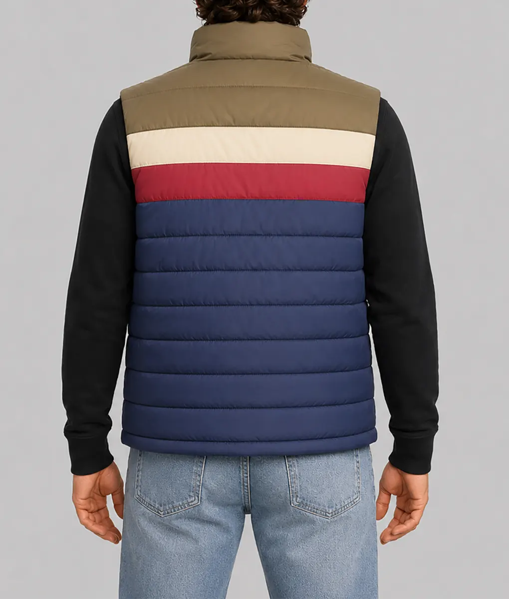 Tom Holland Retro Stripe Vest - Back View