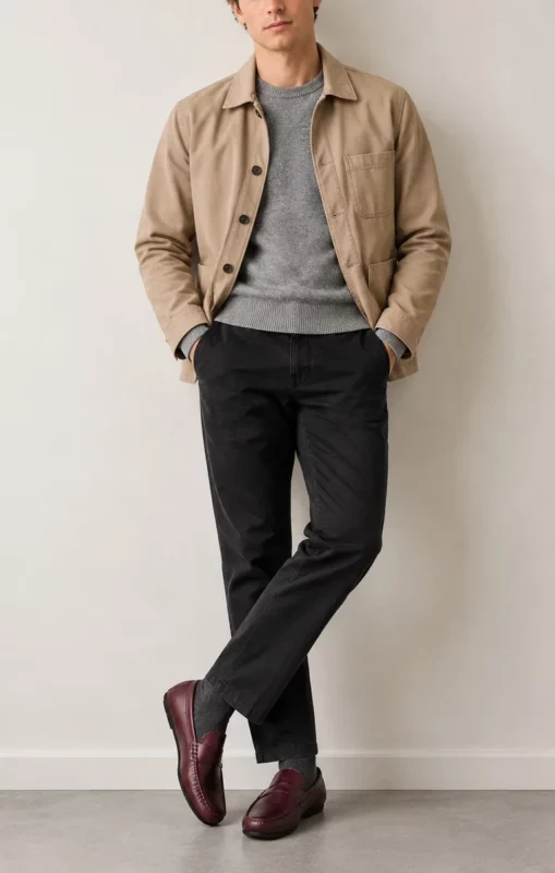 how to style leather loafers