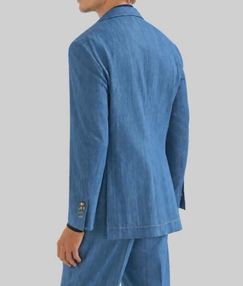 Alternative view of Alexander Zverev Blue Denim Blazer