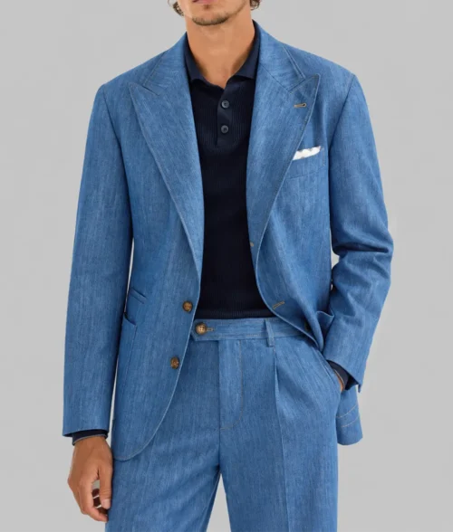 Alexander Zverev Blue Denim Blazer
