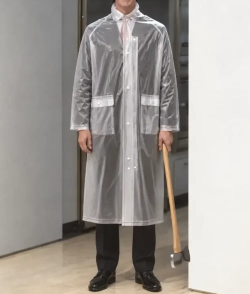 American Psycho Christian Bale Raincoat - Image 3