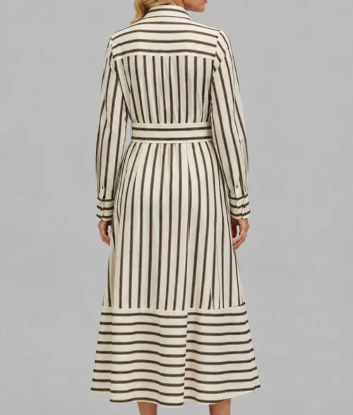 Leanne S02 Leanne Morgan Striped Dress - Back