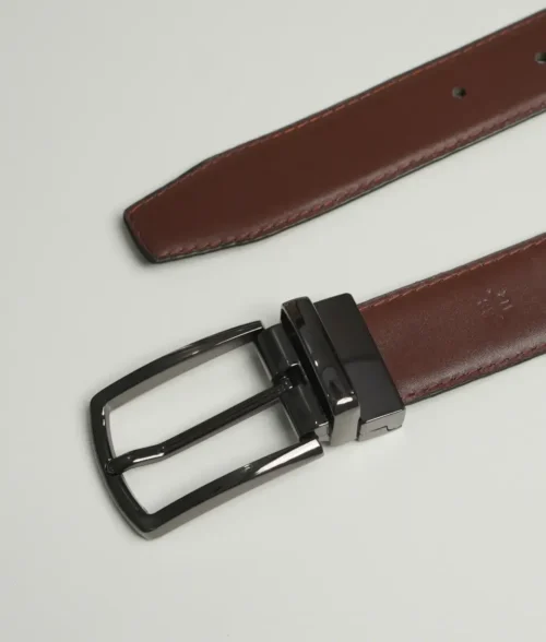 Mens Brown Classic Leather Belt
