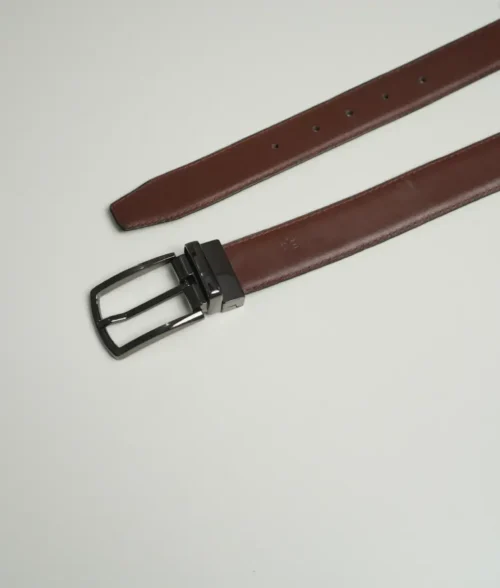 Alternative view of Mens Brown Classic Leather Belt