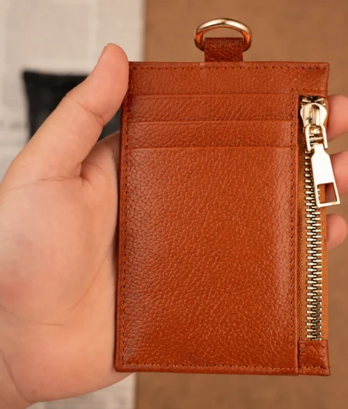 Men&rsquo;s Classic Brown Leather Card Holder Wallet